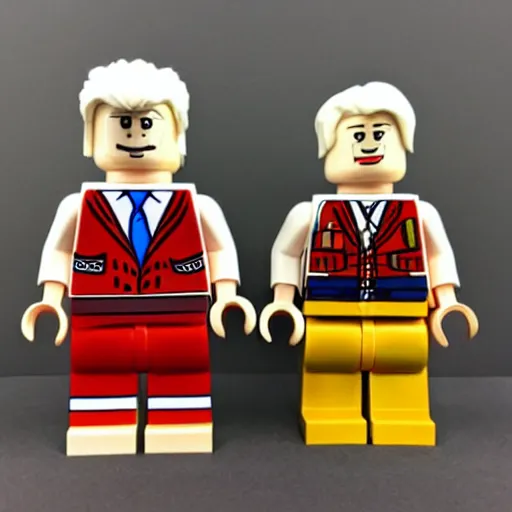 Image similar to donald trump lego figure