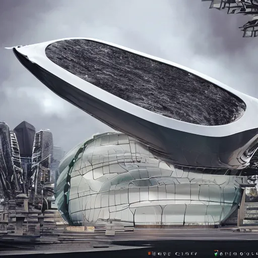 Prompt: khyzyl saleem car : car park : medium size: 7, u, x, y, o medium size form panels: motherboard medium size forms : zaha hadid architecture big size forms: brutalist medium size forms: sci-fi futuristic setting: Ash Thorp car: ultra realistic phtotography, keyshot render, octane render, unreal engine 5 render , high oiled liquid glossy specularity reflections, ultra detailed, 4k, 8k, 16k: blade runner 2049 color colors : cinematic, high contrast: tilt shift: sharp focus