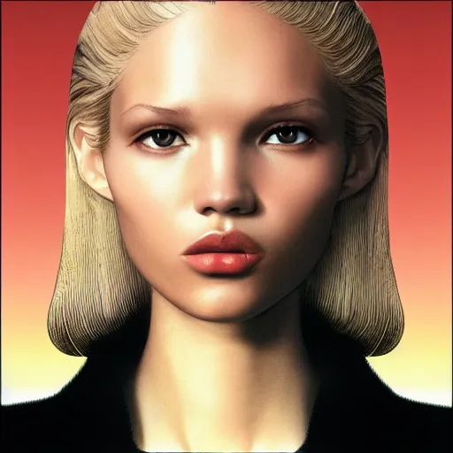 Image similar to sasha luss retro minimalist portrait by jean giraud, moebius starwatcher comic, sharp, smooth face, 8 k