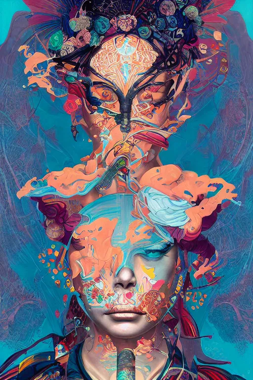 Prompt: Tristan Eaton, victo ngai, peter mohrbacher, artgerm portrait