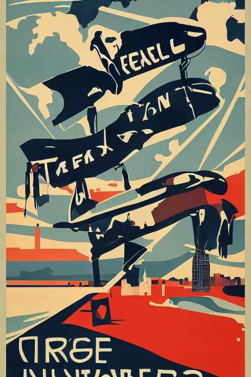 Image similar to vintage travel poster for retro sneaker