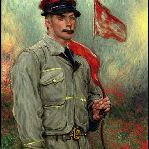 Prompt: attractive kawaii male firefighters of boston, painting by tom of finland, gaston bussiere, craig mullins, j. c. leyendecker, claude monet