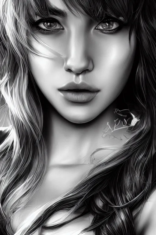 Image similar to a highly detailed beautiful portrait in the style of artgerm.