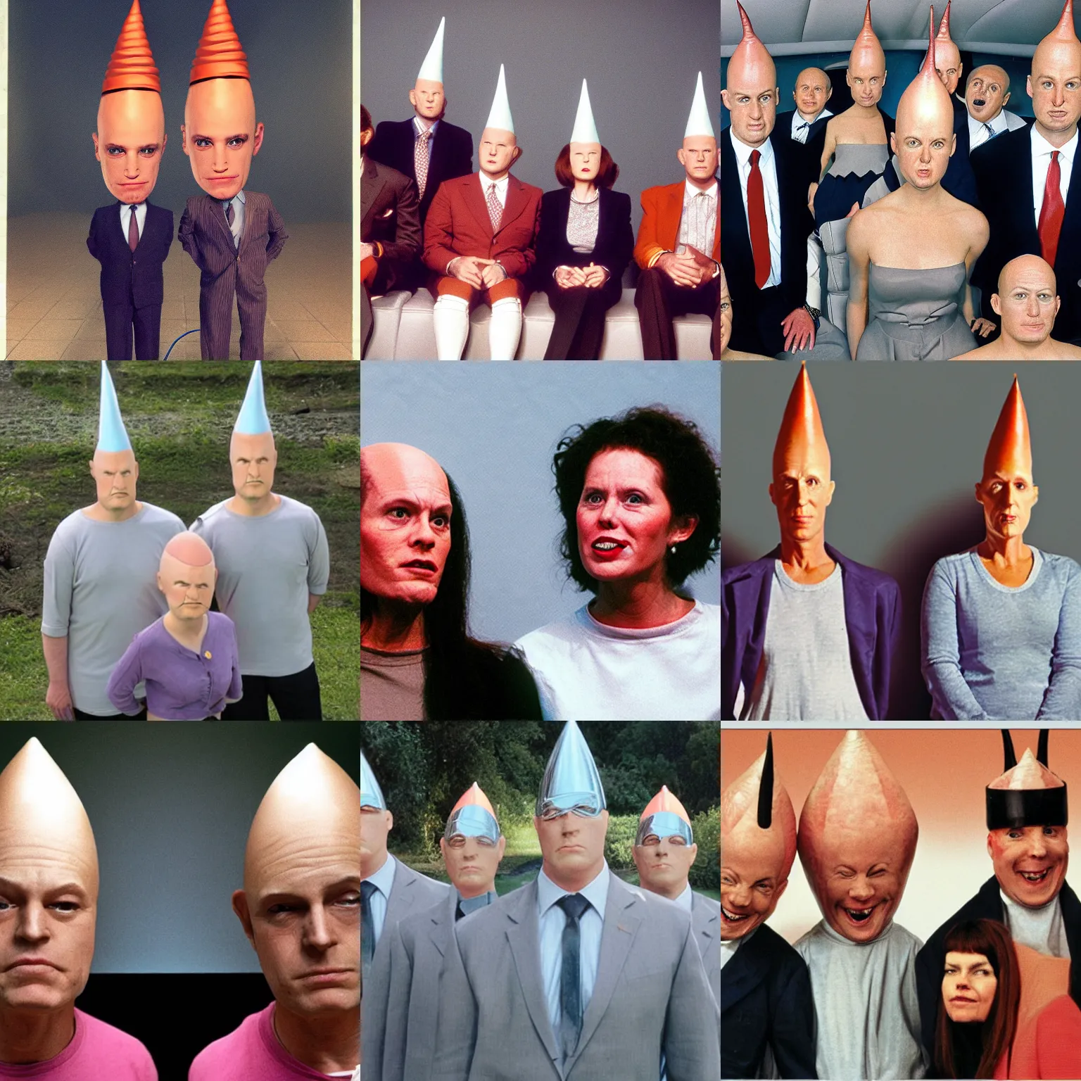 Prompt: The Coneheads
