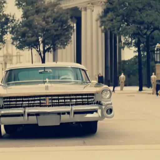 Image similar to John f. Kennedy in a Lincoln commercial, in the style of Matthew McConaughey, high detail, cinematic lighting