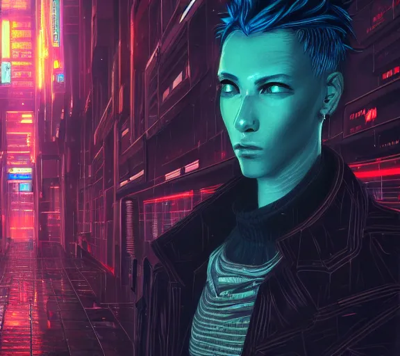 Image similar to a portrait of a cyberpunk netrunner, very very coherent painting, street level neo-Tokyo, in the style of Gustave Doré, 4k, 8k, HD, trending on artstation