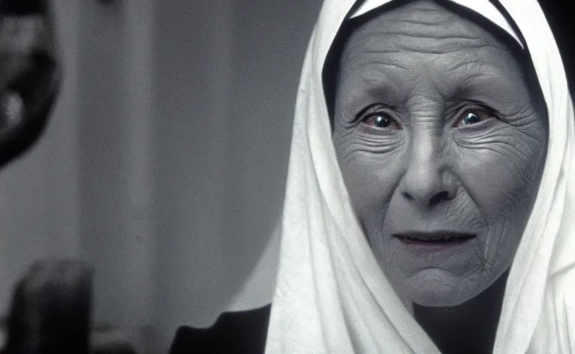 Image similar to Ridley Scott’s Alien Mother Theresa