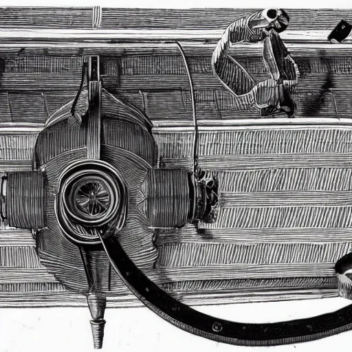 Image similar to Vintage, detailed, sketch of Oculus Rift, with full descriptions, on parchment, as depicted in Leonardo da Vinci's Codex Atlanticus