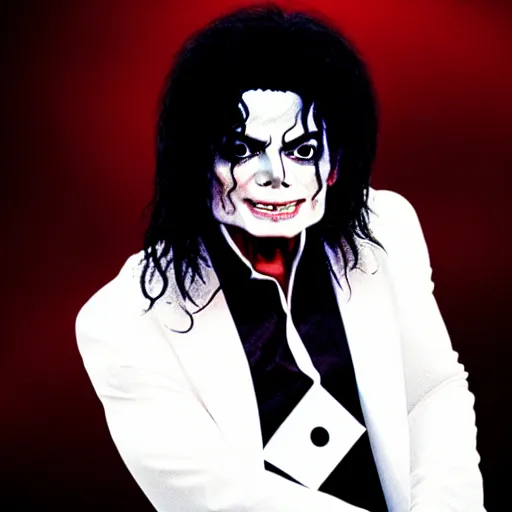 Image similar to demon michael jackson