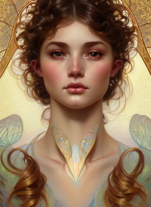 Prompt: perfectly feminine face!! portrait of perfection, nature fairy creature, symmetrical! intricate, sensual features, highly detailed, biblical divine holy perfection!! digital painting, artstation, concept art, smooth, sharp focus, illustration, art by artgerm and greg rutkowski and alphonse mucha