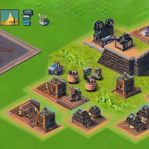 Prompt: A screenshot of the 90s isometric RTS game about managing a decaying national park, shows the UI