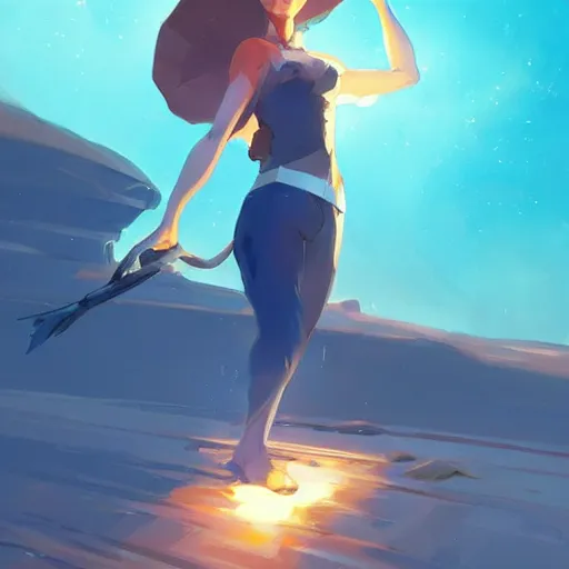 Image similar to blue chunk of ice flying through a night sky, black scrap metal trailing behind it, official fanart behance hd artstation by jesper ejsing by rhads, makoto shinkai and lois van baarle, ilya kuvshinov, ossdraws