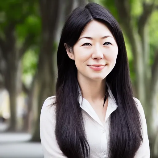 Prompt: professional photo of japanese woman