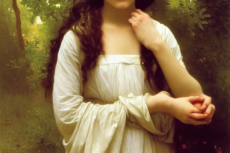 Image similar to pretty girl by william - adolphe bouguereau