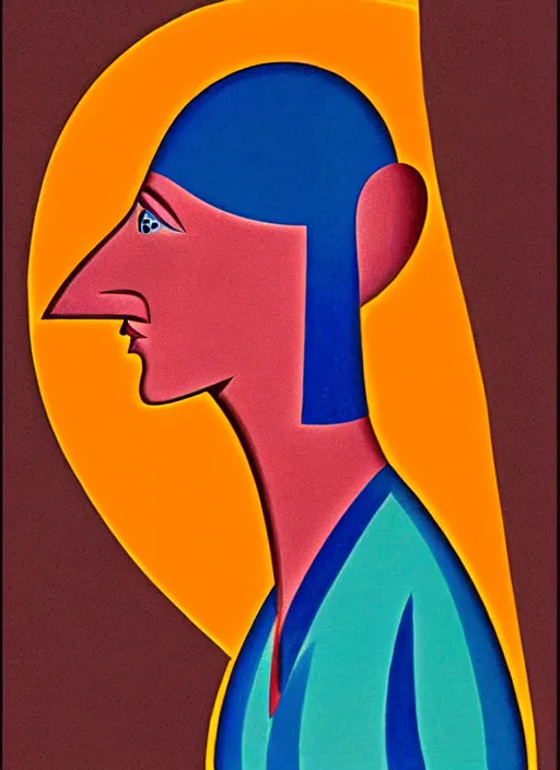 Image similar to a portrait of a pretty sewer punk young lady by alexander archipenko