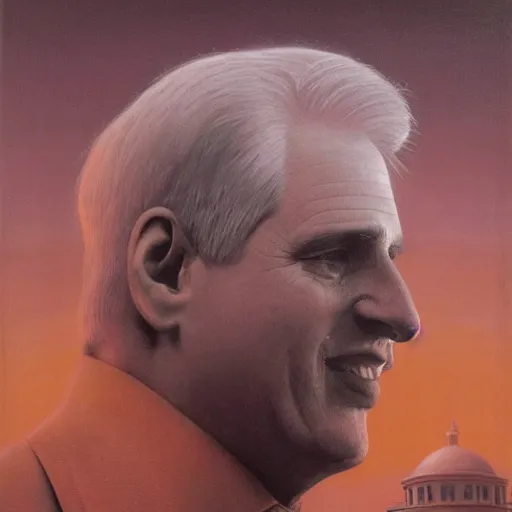 Prompt: Republican House Minority Leader Kevin McCarthy. Zdzisław Beksiński