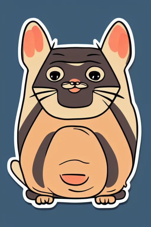 Image similar to Cat that is a sumo wrestler, sticker, colorful, illustration, highly detailed, simple, smooth and clean vector curves, no jagged lines, vector art, smooth