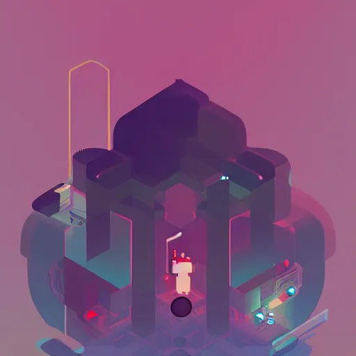 Prompt: a person thinking, james gilleard, print, game art