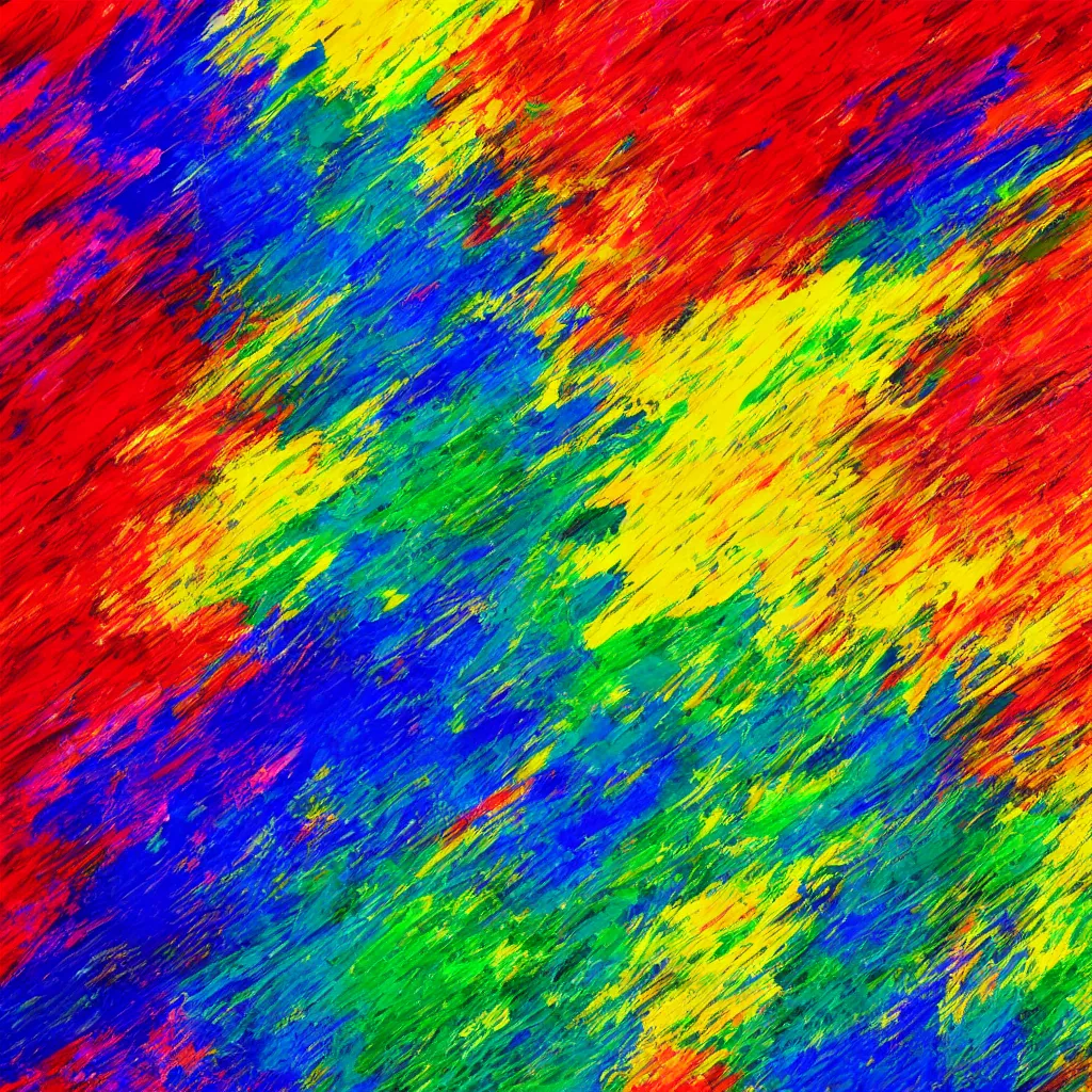 Prompt: colorful long brush strokes texture, 4k