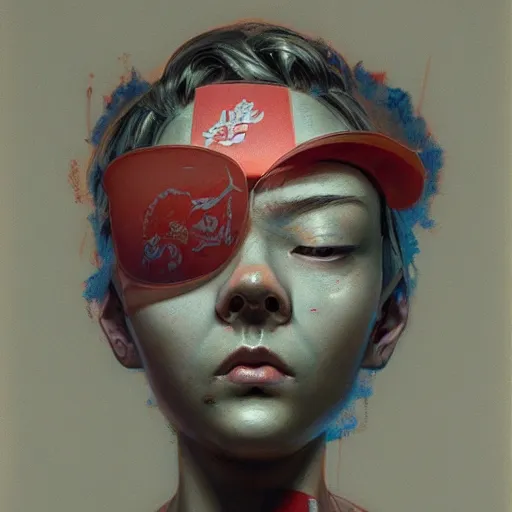 Image similar to prompt : soviet doomer portrait soft light painted by james jean and katsuhiro otomo and erik jones, inspired by akira anime, smooth face feature, intricate oil painting, high detail illustration, sharp high detail, manga and anime 1 9 9 9