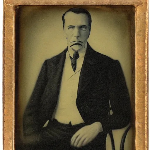 Image similar to a painting of a man in a suit and tie, a character portrait by james montgomery flagg, reddit contest winner, american romanticism, character, american propaganda, ambrotype