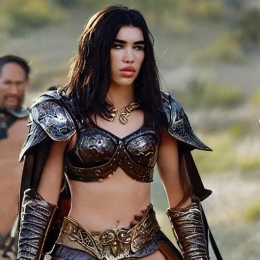 Image similar to still of dua lipa in xena