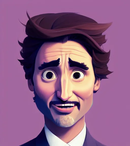 Prompt: face icon stylized minimalist justin trudeau as sock puppet, loftis, cory behance hd by jesper ejsing, by rhads, makoto shinkai and lois van baarle, ilya kuvshinov, rossdraws global illumination