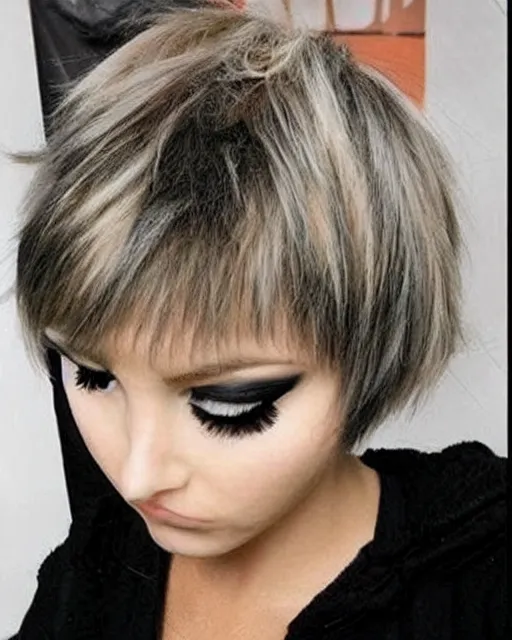 Image similar to trends in cat edgy hairstyles