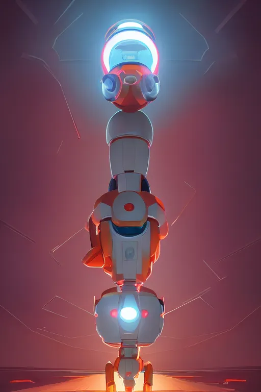 Image similar to metabots medabots medarotto medarot robot minimalist comics, behance hd by jesper ejsing, by rhads, makoto shinkai and lois van baarle, ilya kuvshinov, rossdraws global illumination ray tracing hdr radiating a glowing aura