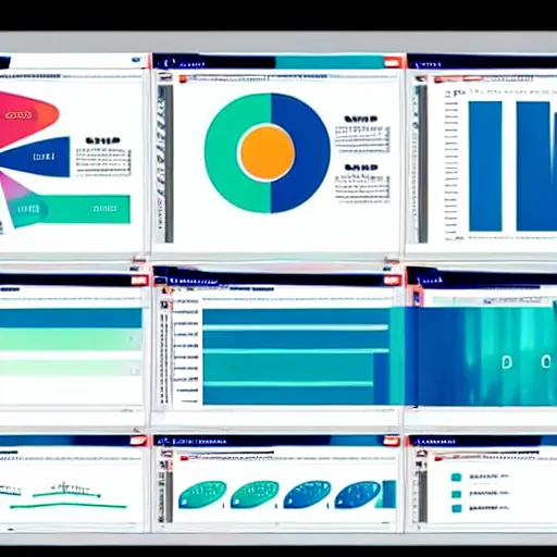 Image similar to a powerpoint presentation about ai making powerpoint presentations. powerpoint spreadsheet.