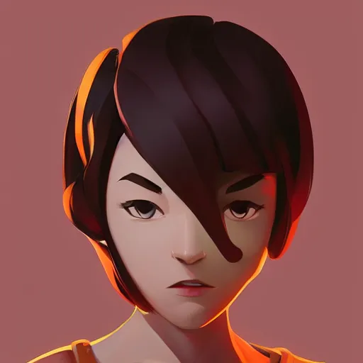 Image similar to face icon stylized minimalist nintendo, loftis, cory behance hd by jesper ejsing, by rhads, makoto shinkai and lois van baarle, ilya kuvshinov, rossdraws global illumination