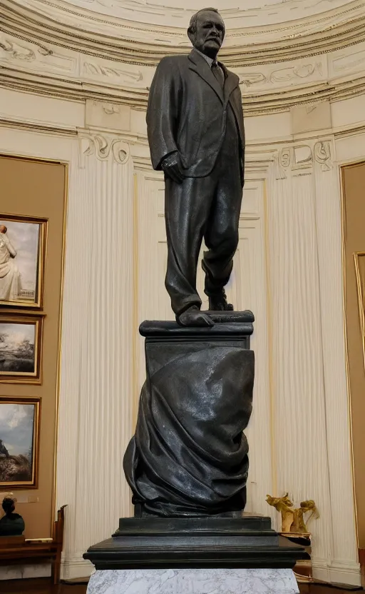 Prompt: statue of george bush by michelangelo