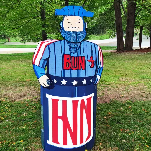 Prompt: Paul Bunyan runs for president