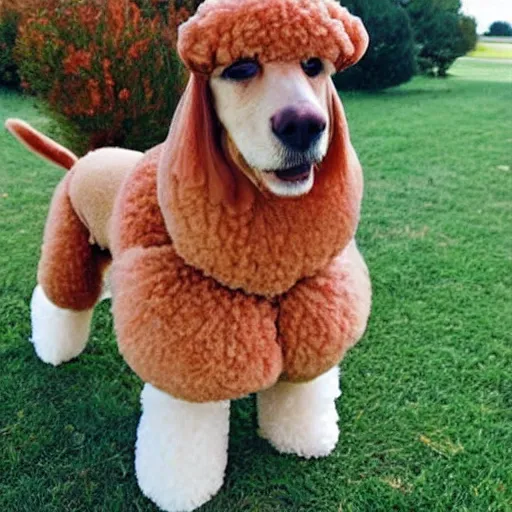 Prompt: scoobydoo, poodle style