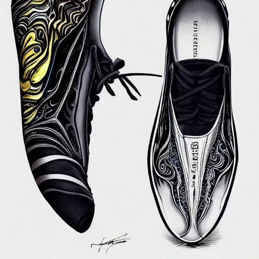 Prompt: sport balenciaga sneakers by aaron horkey, trending on artstation, colorful