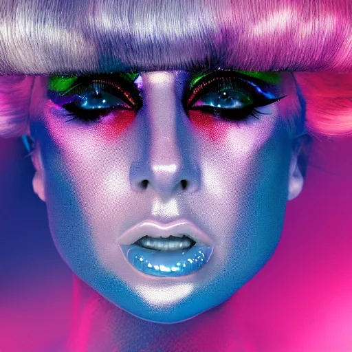 Image similar to lady gaga artpop act 2 album cover shot by nick knight, canon, highly realistic. high resolution. highly detailed. dramatic. 8 k. 4 k.