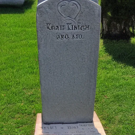 Prompt: knight's tombstone full figure