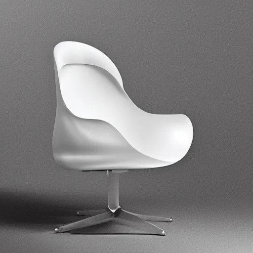 Image similar to a photo of a z - chair by zaha hadid, 4 k