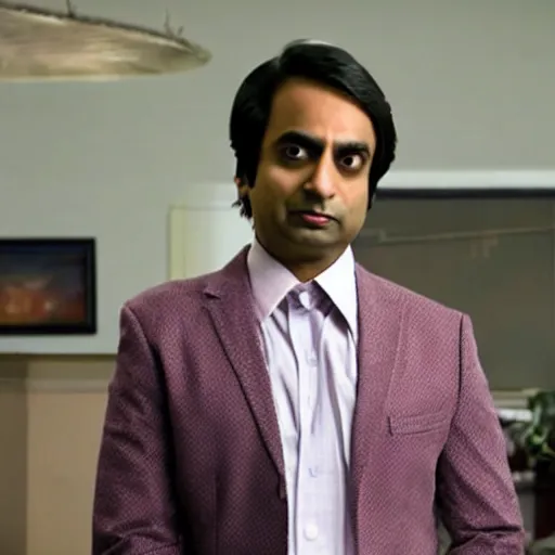 Image similar to Raj Koothrappali as Saul Goodman