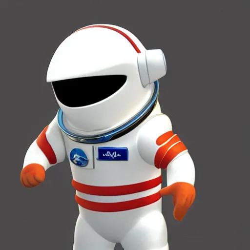 Image similar to astronaut 3D pixar character