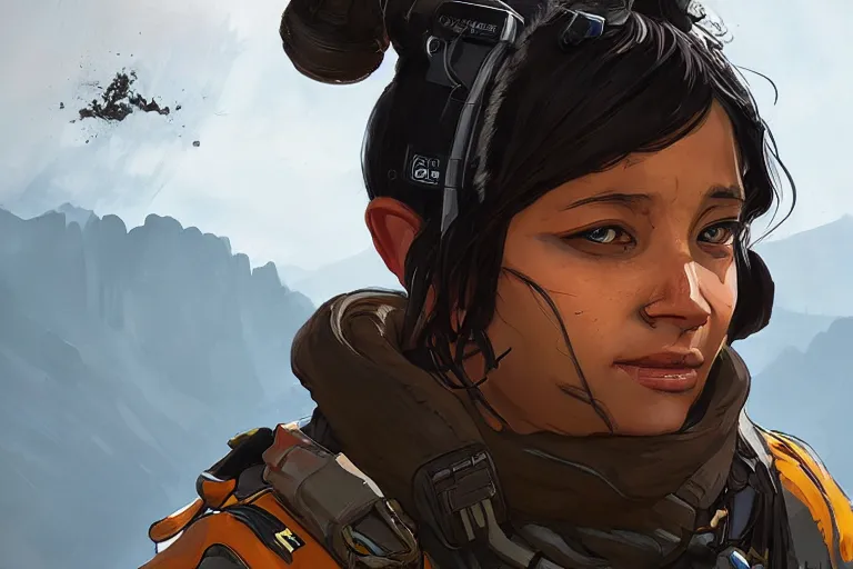 Image similar to portrait of an Apex Legends character By Emmanuel Lubezki