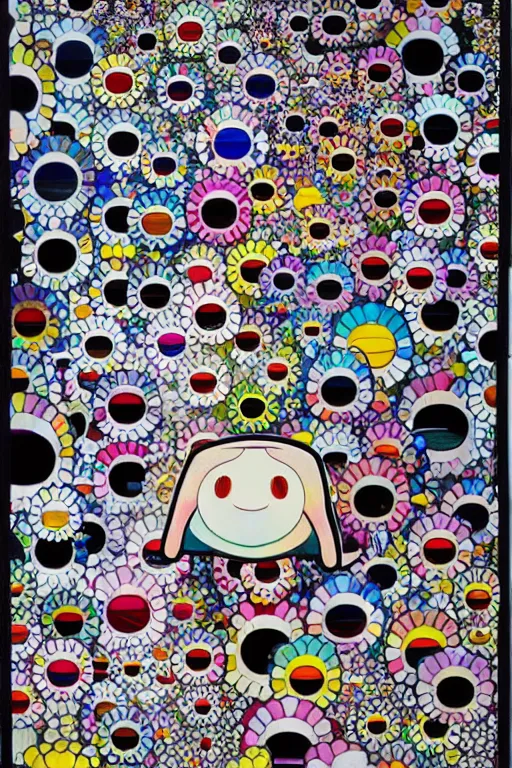 Image similar to artwork by Takashi Murakami