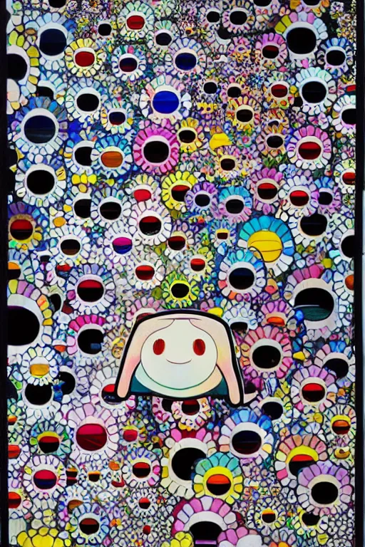 Prompt: artwork by Takashi Murakami