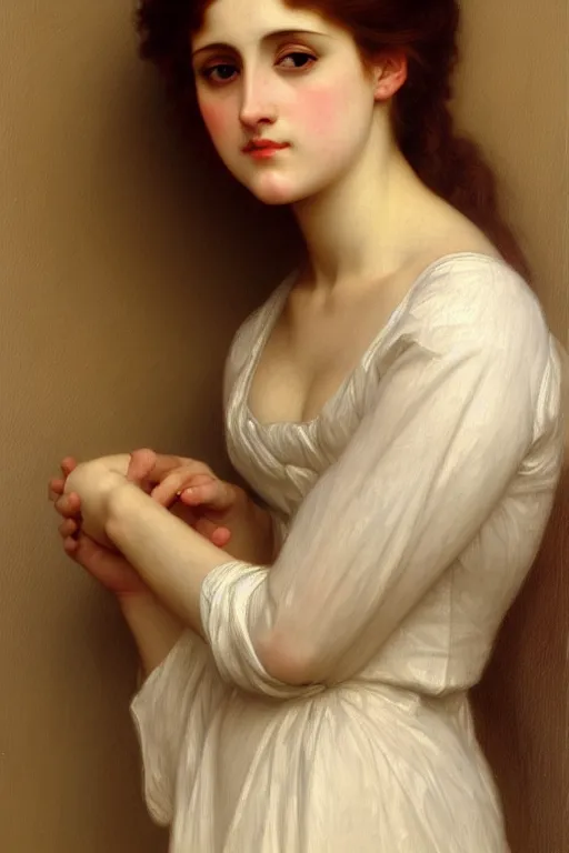 Image similar to lady, painting by rossetti bouguereau, detailed art, artstation