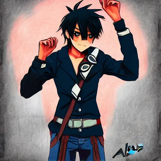 Image similar to alexelcapo spanish twitch streamer anime style