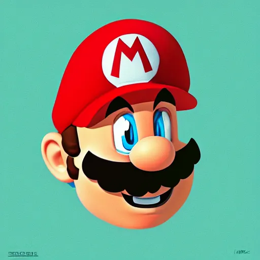 Image similar to face icon stylized minimalist super mario bros., loftis, cory behance hd by jesper ejsing, by rhads, makoto shinkai and lois van baarle, ilya kuvshinov, rossdraws global illumination