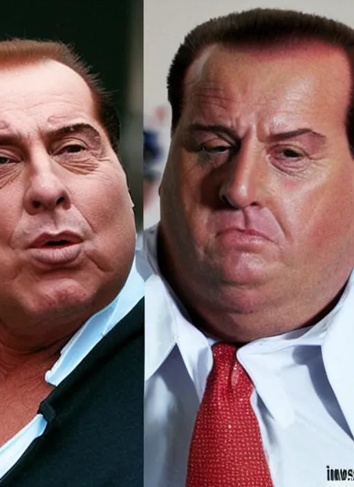 Image similar to a fat version of silvio berlusconi