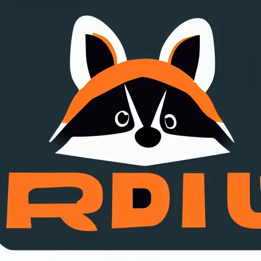 Image similar to app logo for a raccoon themed online digital bank, vector design