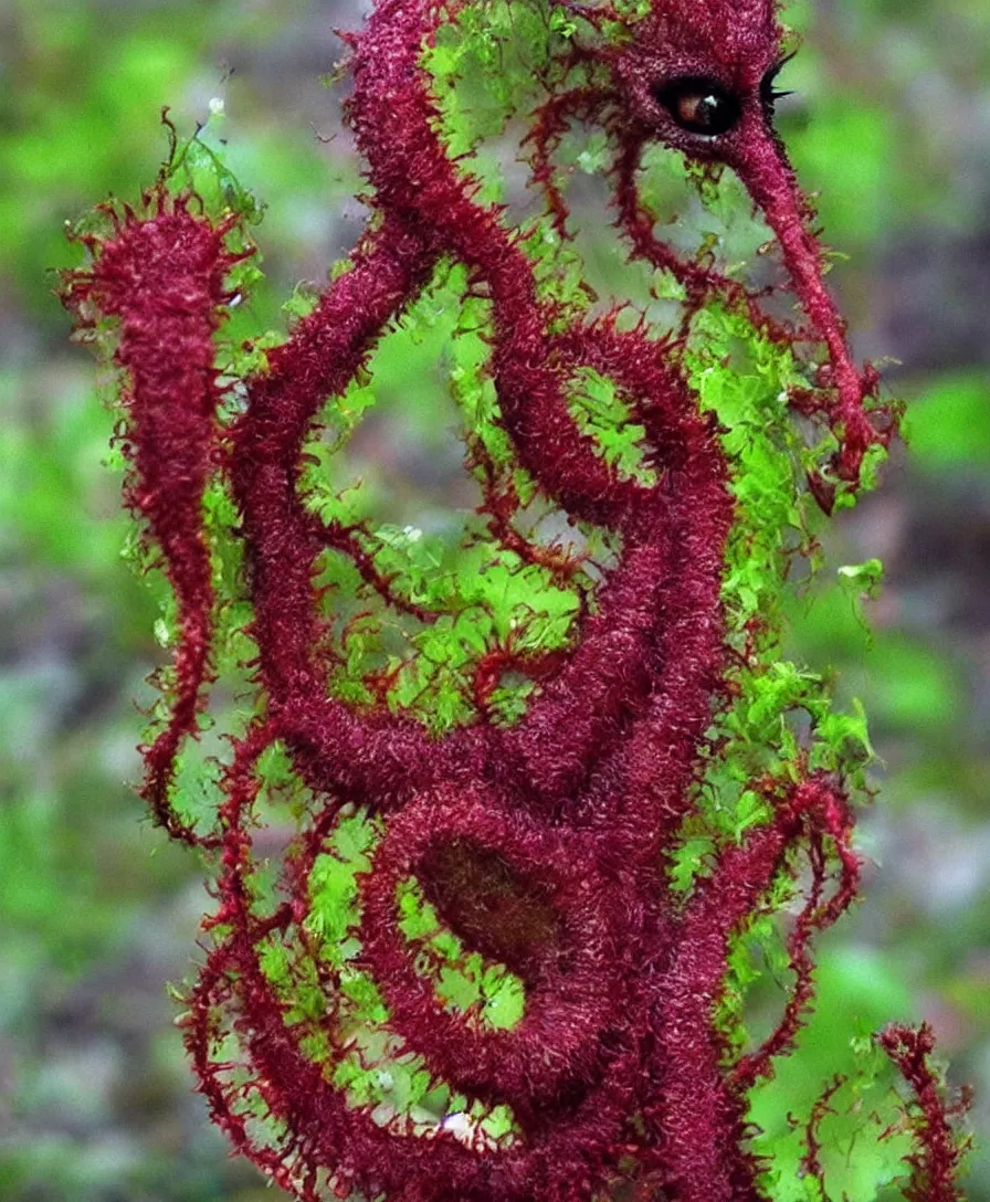 Prompt: beautiful cute carnivorous plant monster