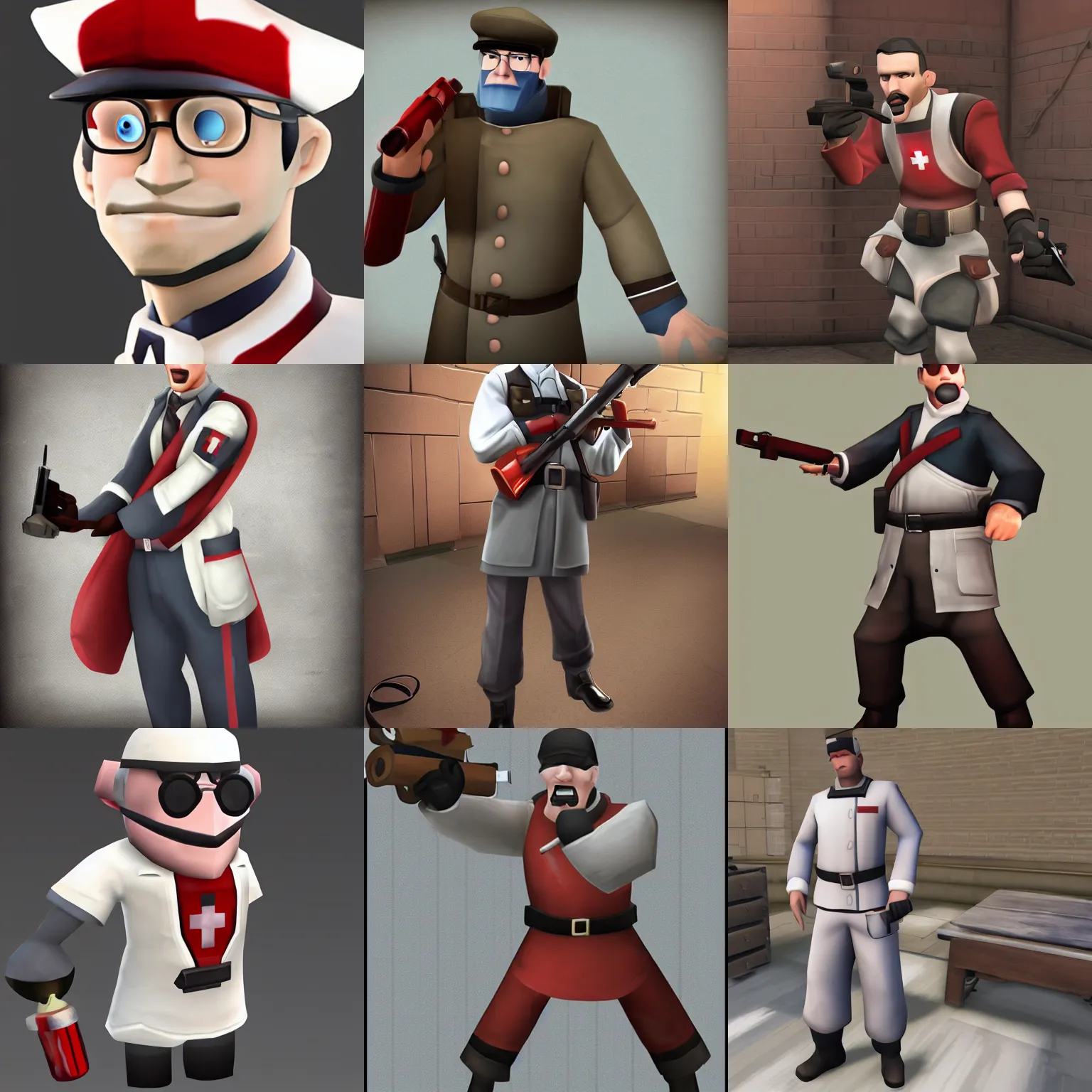 Prompt: medic from team fortress 2